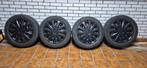 winterbanden met wieldoppen te koop, Auto-onderdelen, Banden en Velgen, Ophalen, Gebruikt, 16 inch, Band(en)