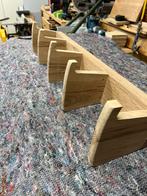 Handgemaakte eiken kapstok - 73 cm, Wandkapstok, Nieuw, Ophalen of Verzenden, 150 tot 200 cm