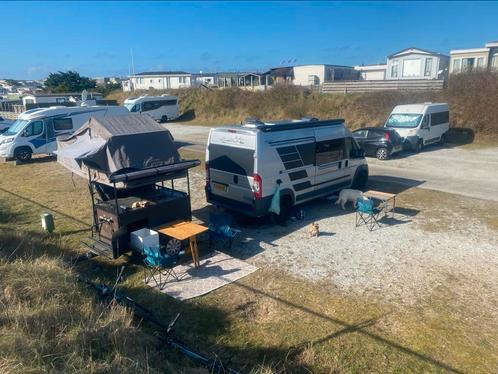 Daktent aanhanger met luifel en fietsendrager, Caravans en Kamperen, Vouwwagens, Ophalen