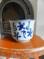 supersnoezig vintage bloempotje keulse pot blauwe blommetjes, Ophalen