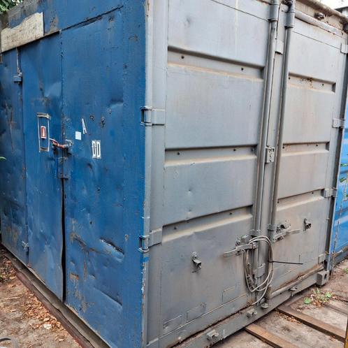 kleine opslagcontainer container zeecontainer, Doe-het-zelf en Verbouw, Metalen, Gebruikt, IJzer, Ophalen