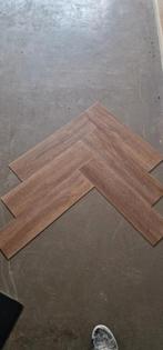 25m2 PVC Plak Visgraat Vloer - Nieuw!, Huis en Inrichting, Stoffering | Vloerbedekking, Ophalen, Bruin, Nieuw, Minder dan 10 m²