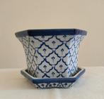 Vintage plantenpot Thailand handgemaakt 40 jaar oud, Ophalen of Verzenden