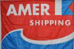 Amer Shipping Scheepvaart vlag, Reclamebord, Zo goed als nieuw, Verzenden