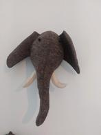 Dietenkop olifant vilt, Ophalen of Verzenden, Wanddecoratie