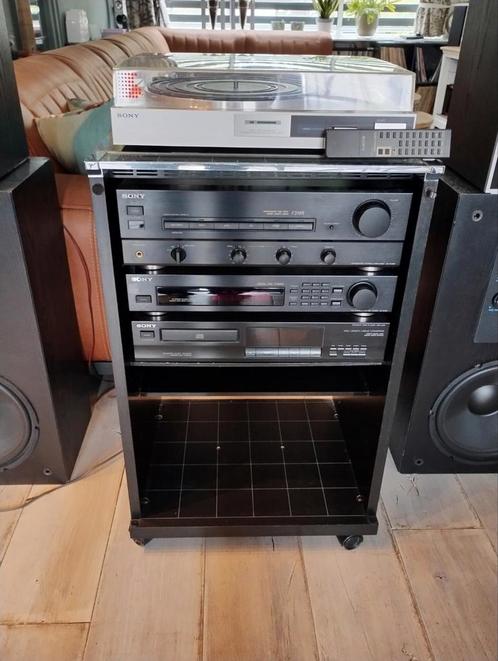 Retro Sony set Versterker Tuner CD speler Platenspeler, Audio, Tv en Foto, Stereo-sets, Gebruikt, Cd-speler, Tuner of Radio, Speakers