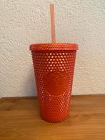 Starbucks bejer met rietje, Ophalen of Verzenden, Nieuw, Oranje, Beker of Kan
