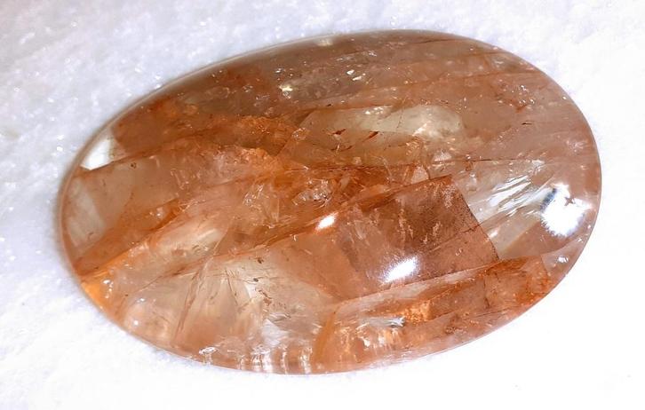 Verzamelen edelsteen rode hematoïde kwarts palmsteen, Sieraden, Tassen en Uiterlijk, Edelstenen, Nieuw, Verzenden