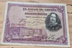 ALFONSO XIII 50 PESETAS 1928 SPANJE, Ophalen of Verzenden, Overige landen, Los biljet