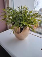 Kunstplant in gouden pot, Ophalen, Nieuw, Binnen
