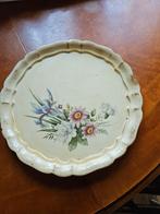 Italiaans dienblad 28 cm, Huis en Inrichting, Woonaccessoires | Dienbladen, Ophalen of Verzenden, Gebruikt, Ovaal, Overige materialen