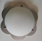 Plafondlamp / wandlamp Bloemvormig, Ophalen of Verzenden, Gebruikt, Glas, Modern