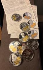 €100 per stuk: Diverse Antilliaanse 10 gulden, Setje, Koningin Beatrix, Goud, Ophalen of Verzenden