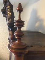 Antieke Mahoniehouten Spiegelkast, Antiek en Kunst, Antiek | Meubels | Kasten, Ophalen