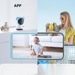 Babyfoon met Camera & 5-inch Scherm + app, Kinderen en Baby's, Babyfoons, Verzenden, Nieuw, 250 meter of meer, Terugspreekfunctie