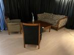 Prachtige Schuitema Art Deco bank, 2 fauteuils + salontafel, Huis en Inrichting, Fauteuils, Ophalen, Gebruikt, 75 tot 100 cm, 75 tot 100 cm
