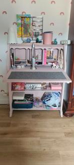 Antiek Meiden Bureau - Oud Roze, Ophalen, Gebruikt, Bureau