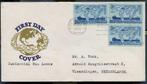Amerika 1955 762 Transport Schepen, Postzegels en Munten, Postzegels | Eerstedagenveloppen, Ophalen of Verzenden, Beschreven, Rest van de wereld