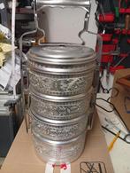 Vintage Tiffin Carrier - Etendrager / rantang, Ophalen of Verzenden