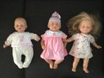 3 leuke kinderpoppen., Ophalen of Verzenden, Zo goed als nieuw, Babypop