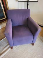 2 paarse fauteuils gratis op te halen in Bussum, Ophalen, Gebruikt, 75 tot 100 cm, 50 tot 75 cm