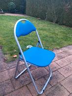 klapstoelen 12 stuks, Huis en Inrichting, Stoelen, Ophalen, Gebruikt, Blauw, Vijf, Zes of meer stoelen