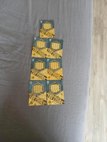 Voetbal Coins Kaartjes - Limited Edition beschikbaar voor biedingen