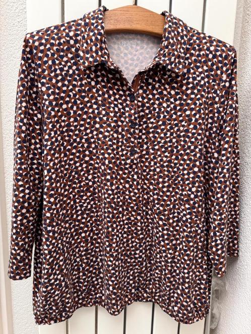 Rabe shirt maat 44, Kleding | Dames, Blouses en Tunieken, Zo goed als nieuw, Maat 42/44 (L), Bruin, Ophalen of Verzenden