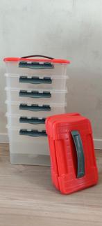Curver bakken 8L "Triqo Box", Doe-het-zelf en Verbouw, Kratten en Dozen, Minder dan 50 cm, Ophalen of Verzenden, Zo goed als nieuw