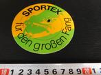 sticker Hengelsport SPORTEX für den großen Fang *, Ophalen, Zo goed als nieuw, Bedrijf of Vereniging