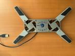 Opvouwbare laptop koeler met dubbele ventilator - USB, Ophalen of Verzenden