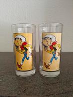 Vintage Lucky Luke Daltons Longdrink Glazen, Ophalen of Verzenden, Overige figuren, Zo goed als nieuw, Gebruiksvoorwerp