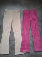 2 mooie rib flared broeken draagmt 140 WE,  mt 146 Kids Only, Broek, Gebruikt, WE, Meisje