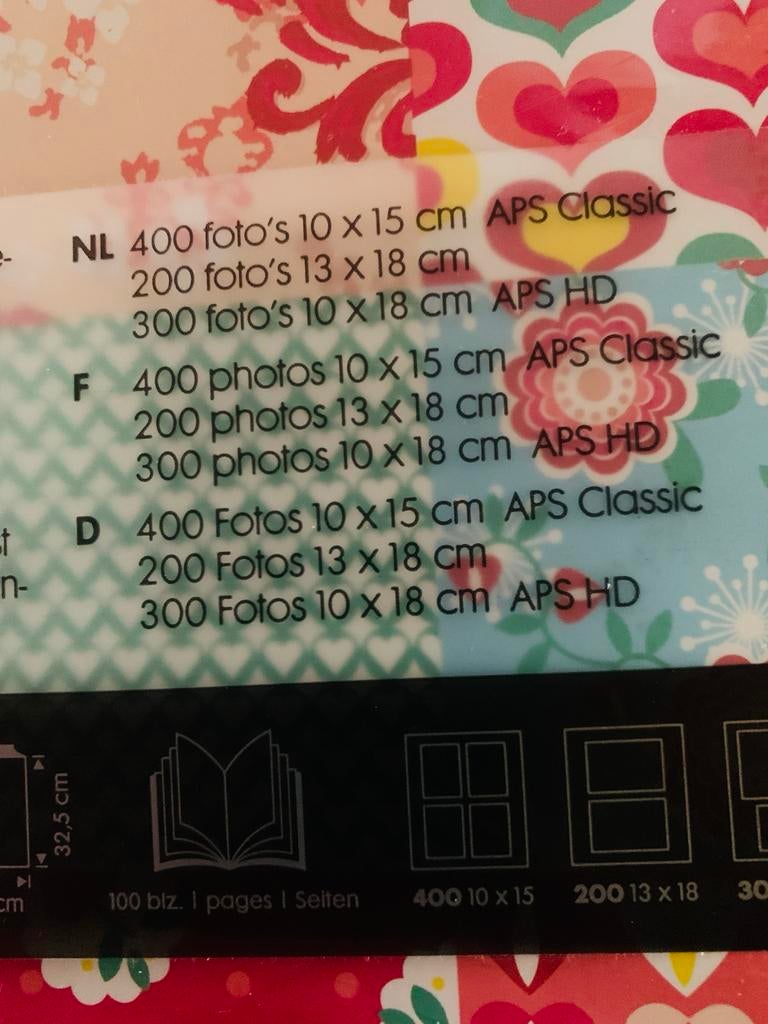 Nieuw HEMA Fotoalbum 28,5x32,5 voor 400 foto’s, Ophalen of Verzenden, Nieuw, Fotoalbum