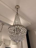 Prachtig oude zakkroonluchter., Huis en Inrichting, Lampen | Kroonluchters, Ophalen, Zo goed als nieuw, Glas