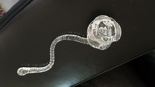 Gedetailleerde handgemaakte kristal roos Val St Lambert 1960, Antiek en Kunst, Antiek | Glas en Kristal, Ophalen of Verzenden
