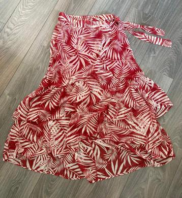Vintage ruches rok rode wit Bien Blue Basics maat S Spaans beschikbaar voor biedingen