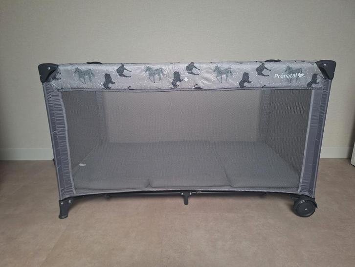 Prenatal Campingbedje, Kinderen en Baby's, Boxen, Gebruikt, Rechthoekig, Wieltjes, Ophalen of Verzenden