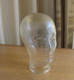 Vintage glazen Etalagehoofd, Ophalen of Verzenden, Overige typen