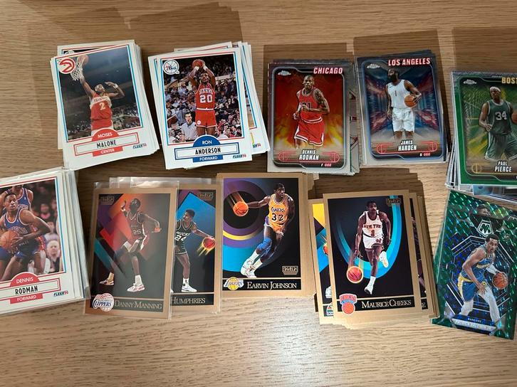 Basketbal Kaarten Collectie - Topps, Fleer, Skybox, Panini, Hobby en Vrije tijd, Verzamelkaartspellen | Overige, Zo goed als nieuw