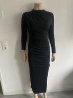 Shein zwart lang jurk met split maat S, Kleding | Dames, Zwart, Ophalen of Verzenden, Zo goed als nieuw, Maat 36 (S)