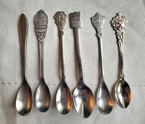 Lepeltjes Fleur de Café, Bijenkorf, Scouting 1963, Hoogeland, Verzamelen, Porselein, Kristal en Bestek, Zo goed als nieuw, Bestek