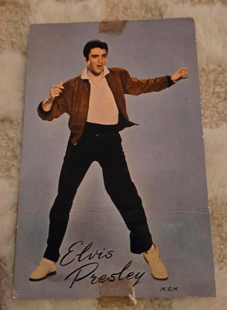 Elvis Presley, Verzamelen, Ansichtkaarten | Themakaarten, Ongelopen, 1940 tot 1960, Sterren en Beroemdheden, Verzenden