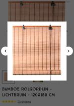 Bamboe rolgordijn Xenos 120x180cm, Huis en Inrichting, Stoffering | Gordijnen en Lamellen, Ophalen, 100 tot 150 cm, Bruin, Zo goed als nieuw