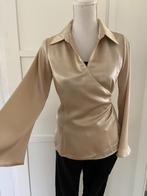 Caroll blouse draagmaat M champagne met flaired mouwen, Kleding | Dames, Blouses en Tunieken, Maat 38/40 (M), Ophalen of Verzenden