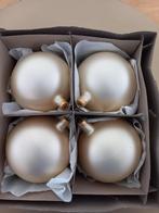 4 Gouden Kerstballen, Ophalen of Verzenden, Zo goed als nieuw, Overige typen