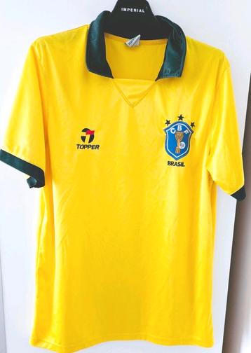 Brazilië 1990 retro voetbalshirt 