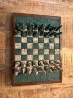 Azteekse Schaakset - Uniek en Decoratief, Hobby en Vrije tijd, Gezelschapsspellen | Bordspellen, Een of twee spelers, Ophalen of Verzenden