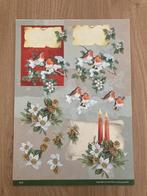Kerst knipvel roodborstje, Hobby en Vrije tijd, Kaarten | Zelf maken, Ophalen of Verzenden, Nieuw, Kerst, Knipvel