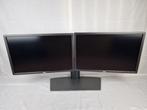 UltraSharp U2412M Dell monitoren MDS19 dual stand 24 inch 2x, Ophalen, VGA, Gebruikt, IPS